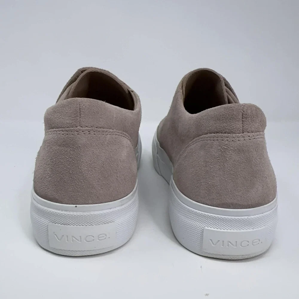 Vince Cage Slip On Platform Sneaker Women's Size 9 Rose‎ Suede Comfort Casual